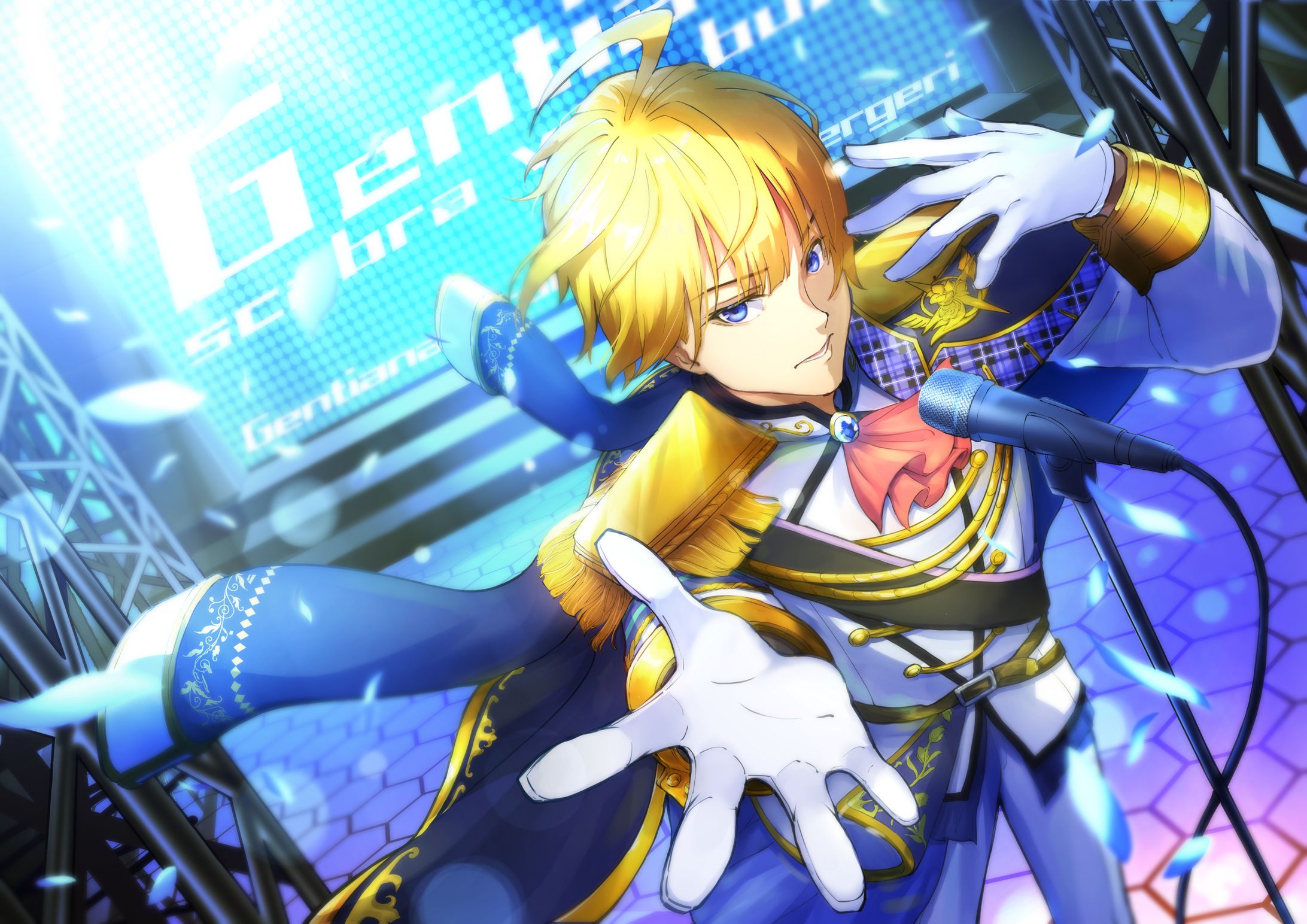 アイドルシーンイラスト-1