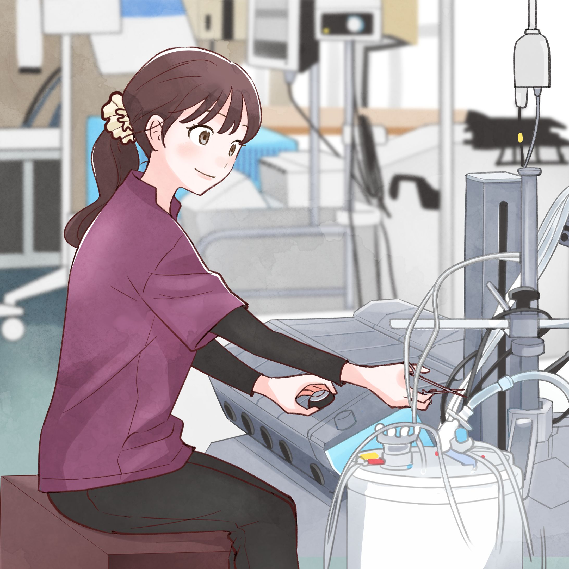 【四国医療専門学校】Youtube 広告イラスト-1