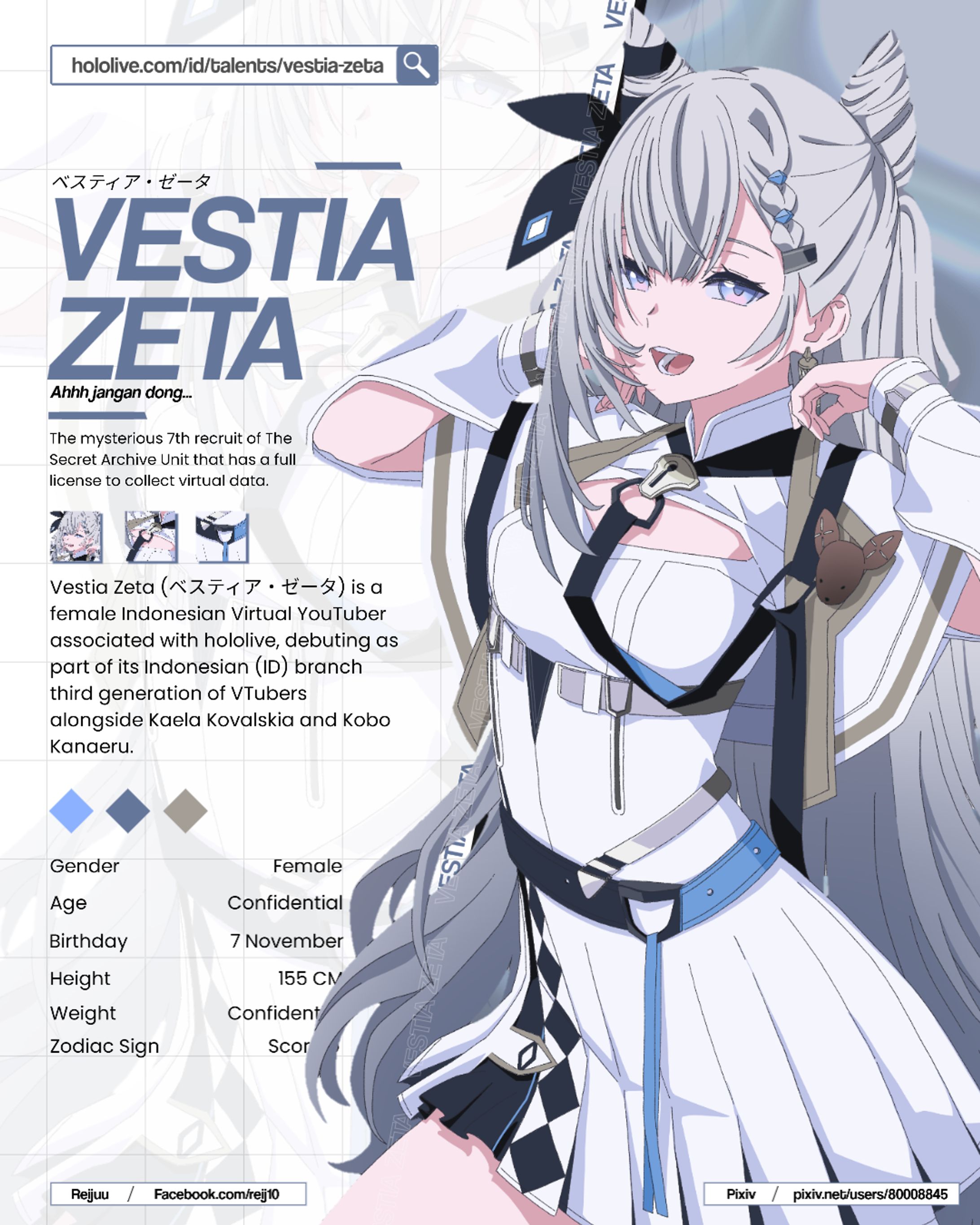 [Anime Poster Design] -Vestia Zeta-1