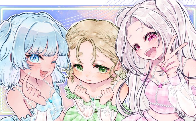 GTARPシミュグラ2内アイドルユニット「Estrella」キービジュアル