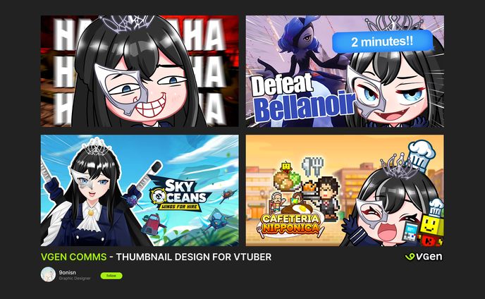 Thumbnails design commission pt2