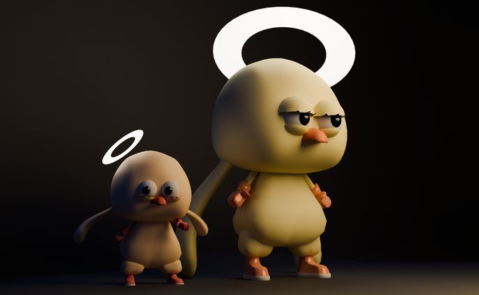 ミニキャラ、モデリング
