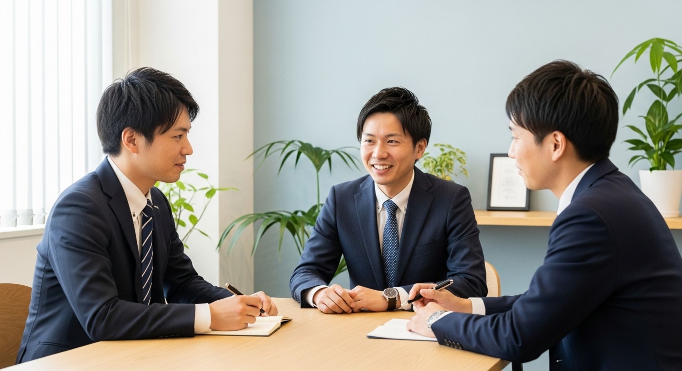 【AI画像生成】ビジネスシーン #会議 #明るい雰囲気-1