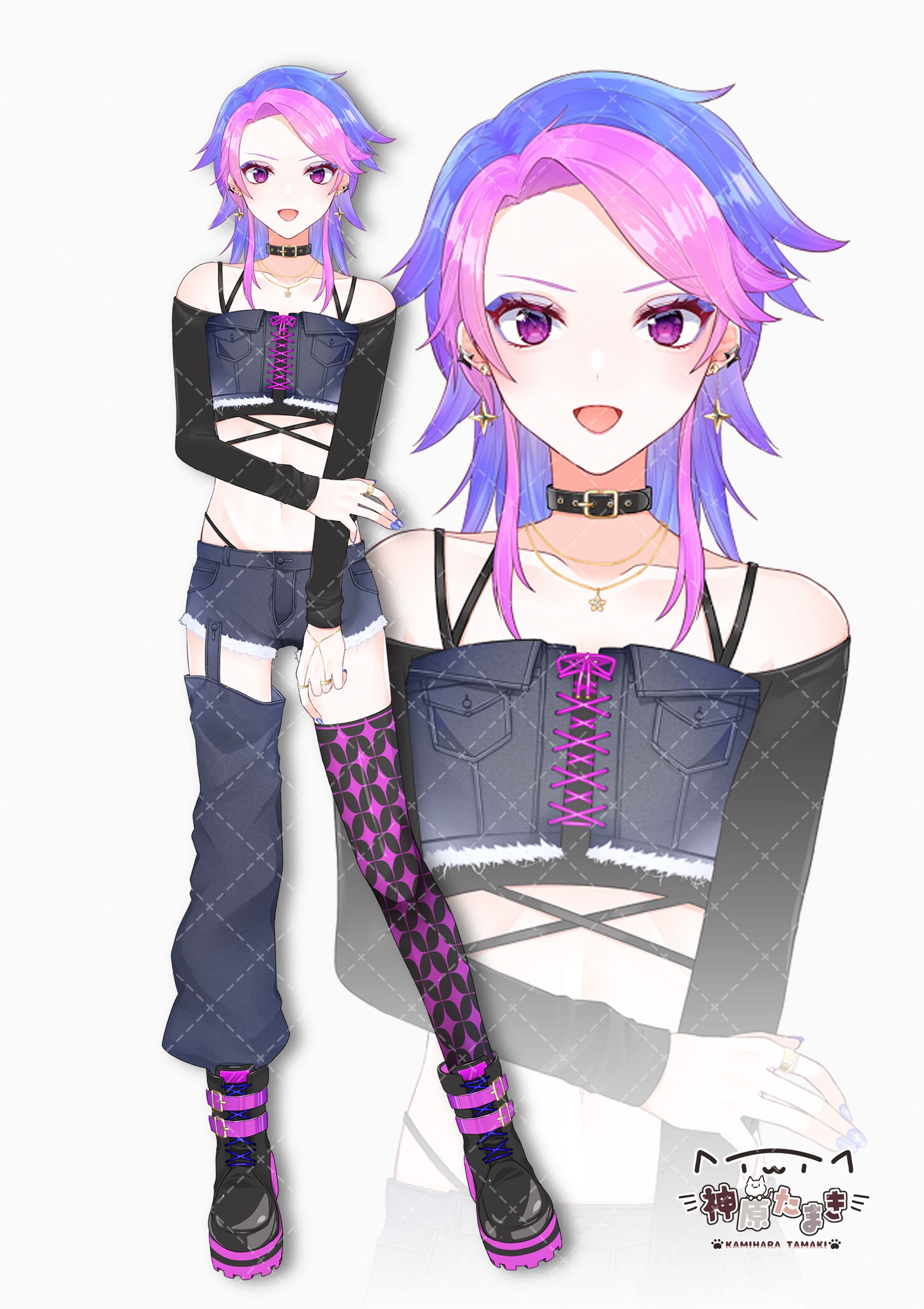 キャラクター立ち絵｜輝星姫-1
