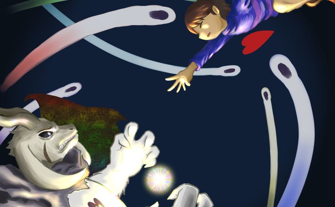 デジタルイラスト、ステンドグラス