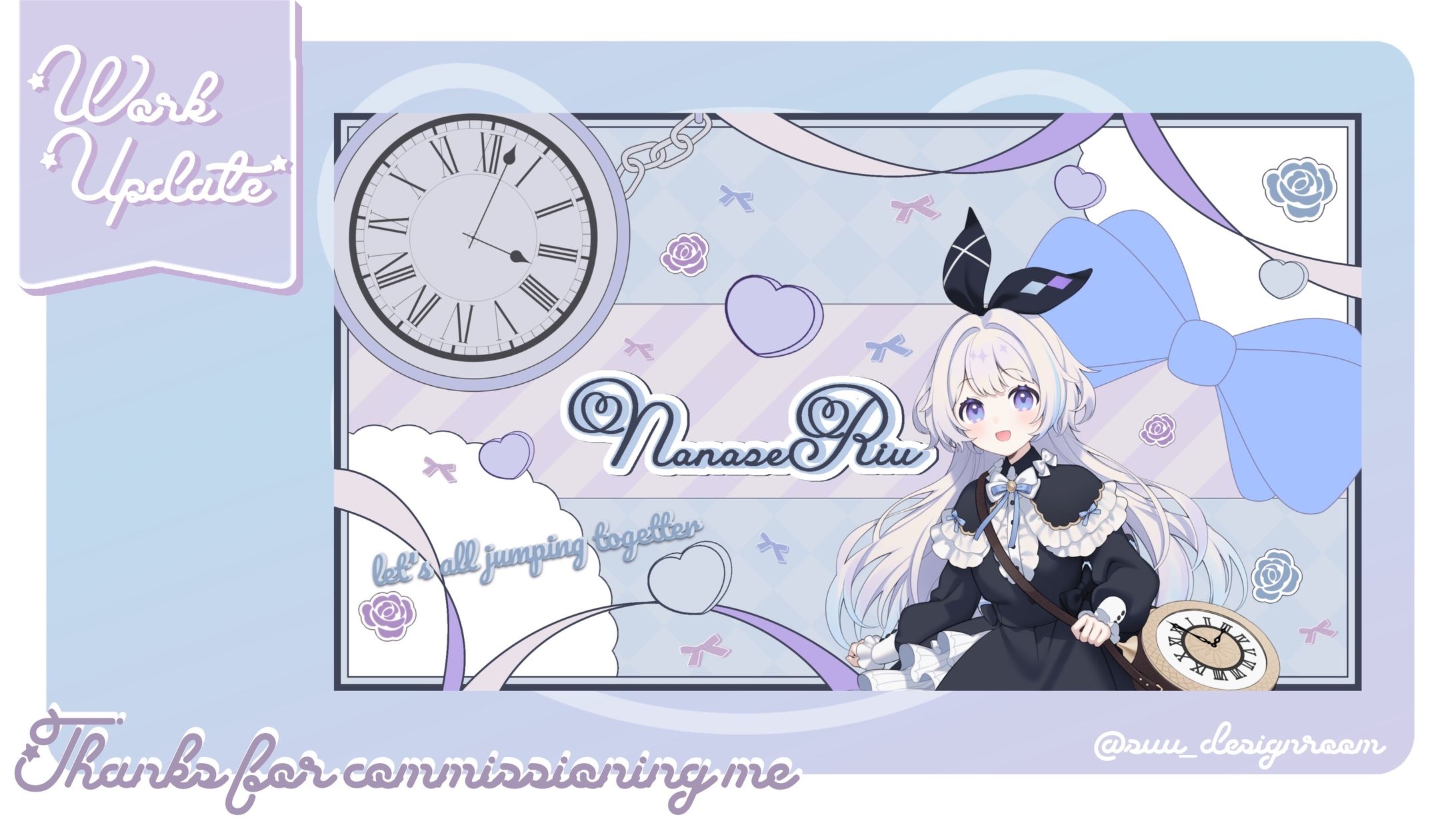 菜乃瀬りう様 YouTubeチャンネルアート-1