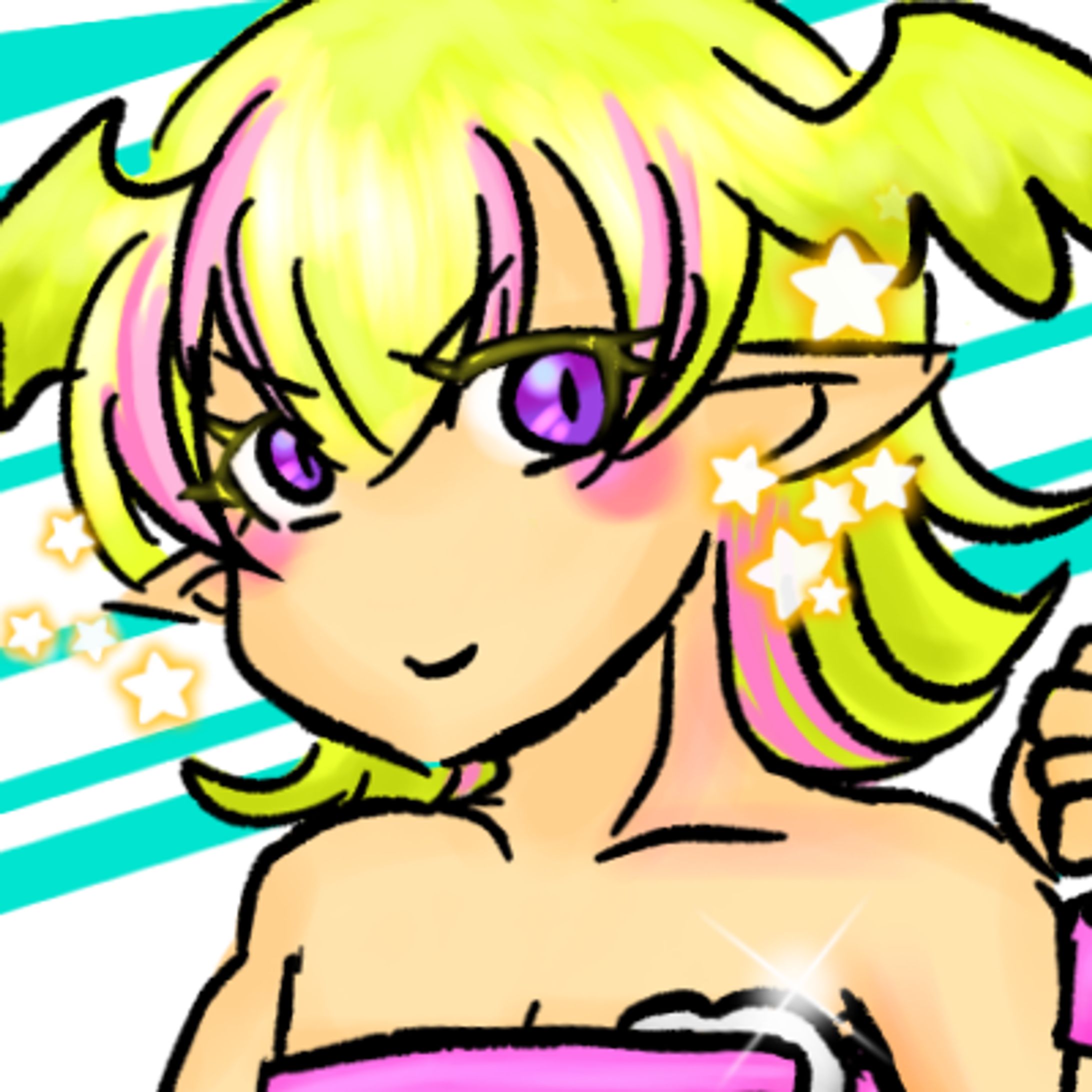 創作キャラ_アイコン、元絵-1