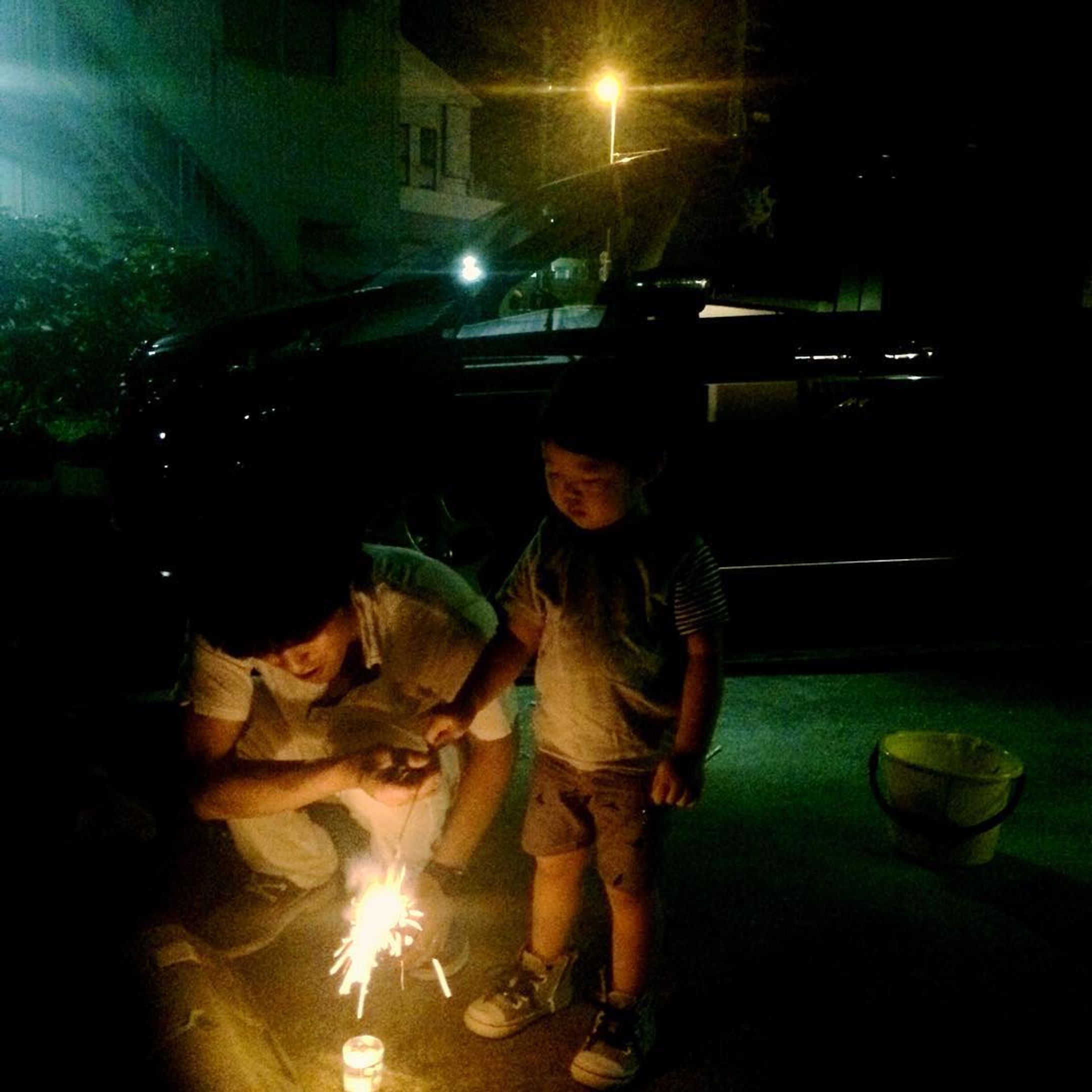 親と子の花火大会-1