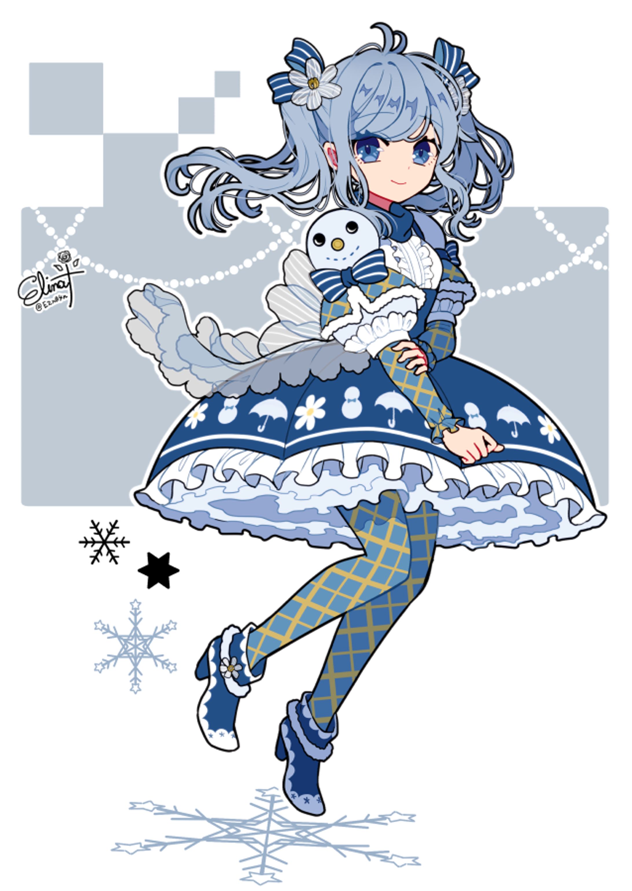 ⛄🌼☂-1