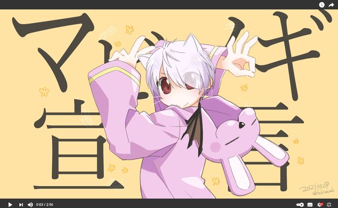 【イラスト】サムネイルパロディ