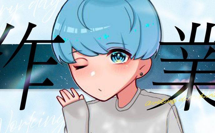 Vtuber配信風サムネ