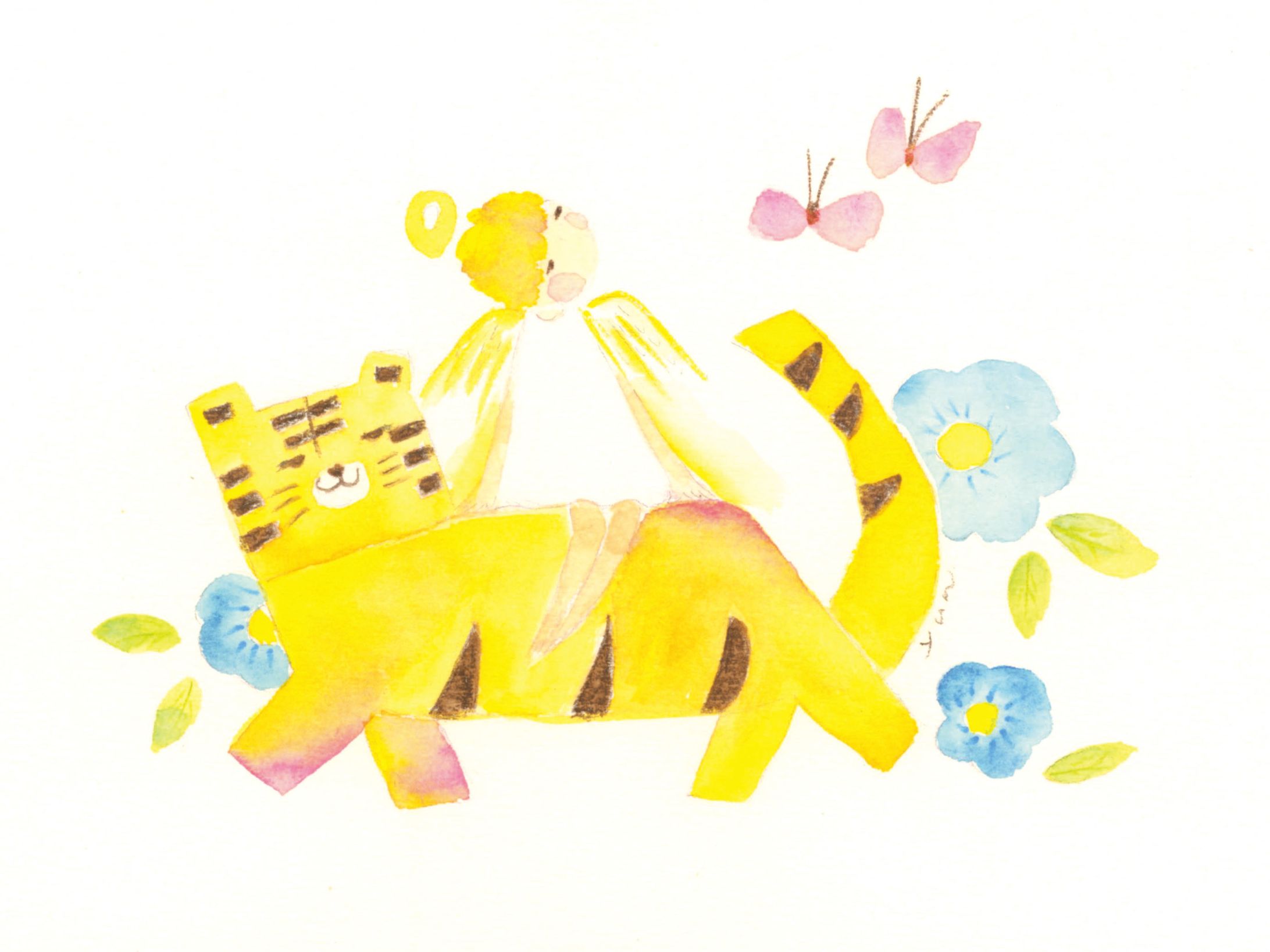 年賀状イラスト（寅年）-1