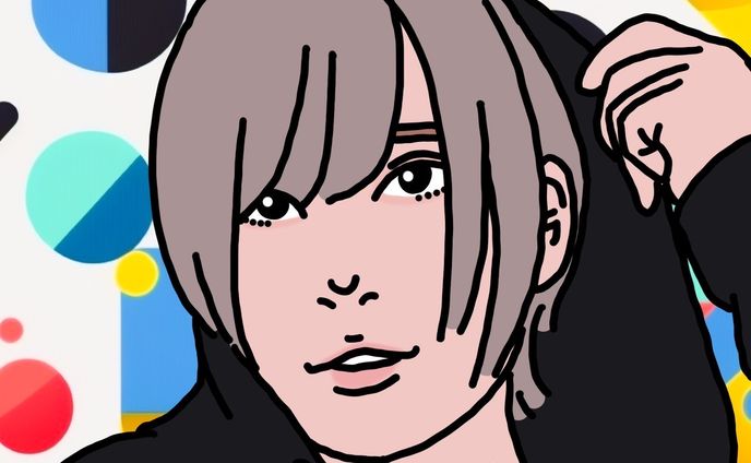 似顔絵アイコン（女性2）