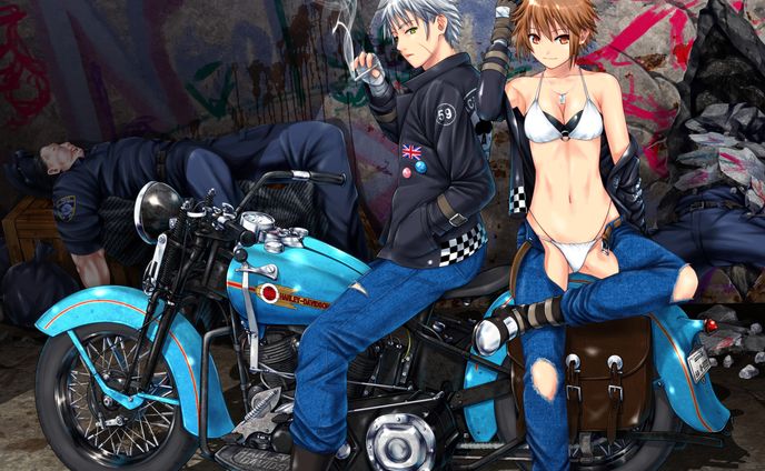 ナックルヘッド＆ロッカーズ風男女