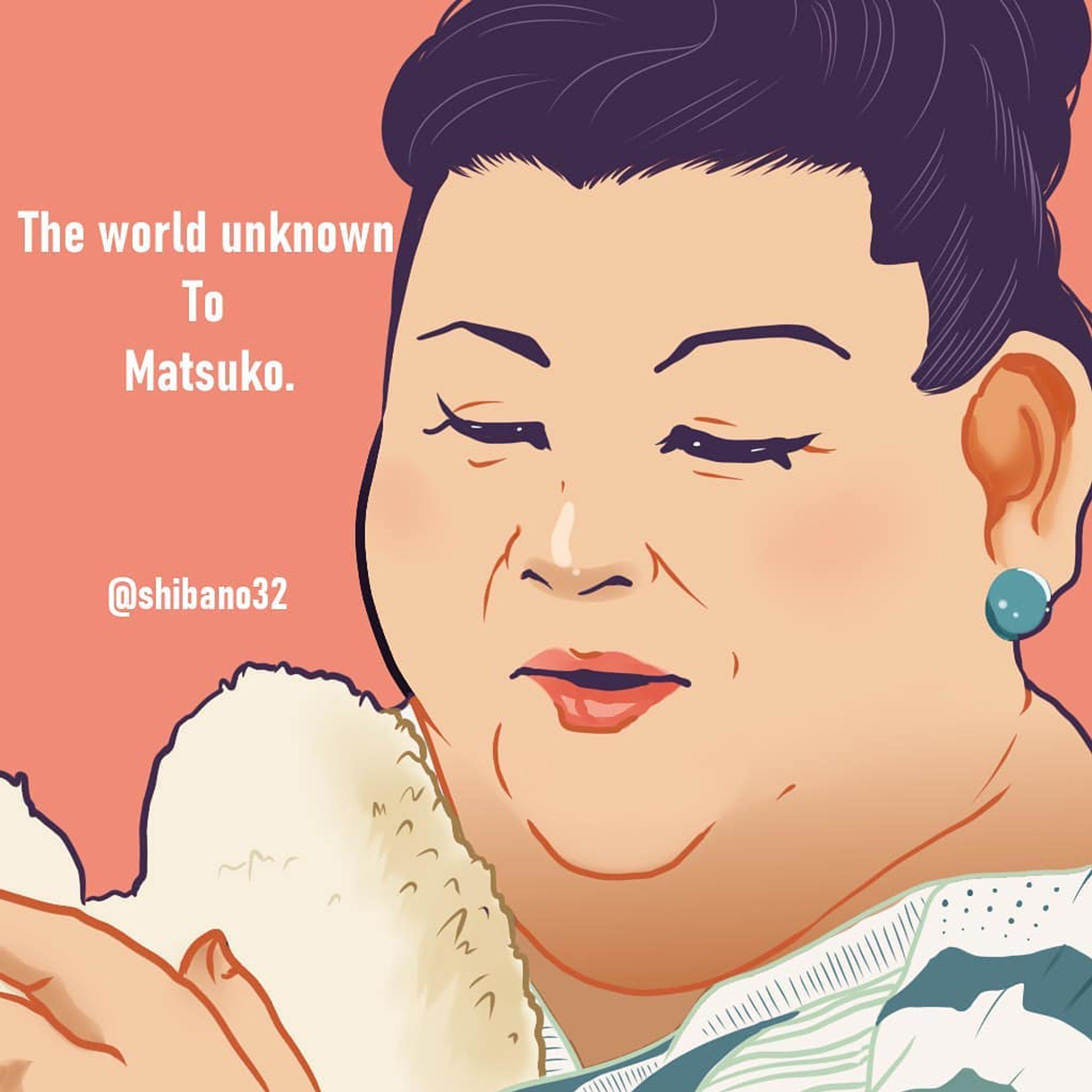今日のマツコさん。
#マツコの知らない世界 
#マツコデラックス 
#似顔絵 #illustration #art-1
