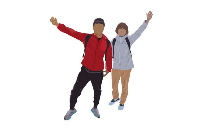 カップルイラスト