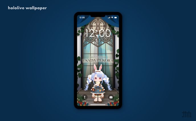 【二次創作】スマホ壁紙 兎田ぺこら Hololive Fantasy