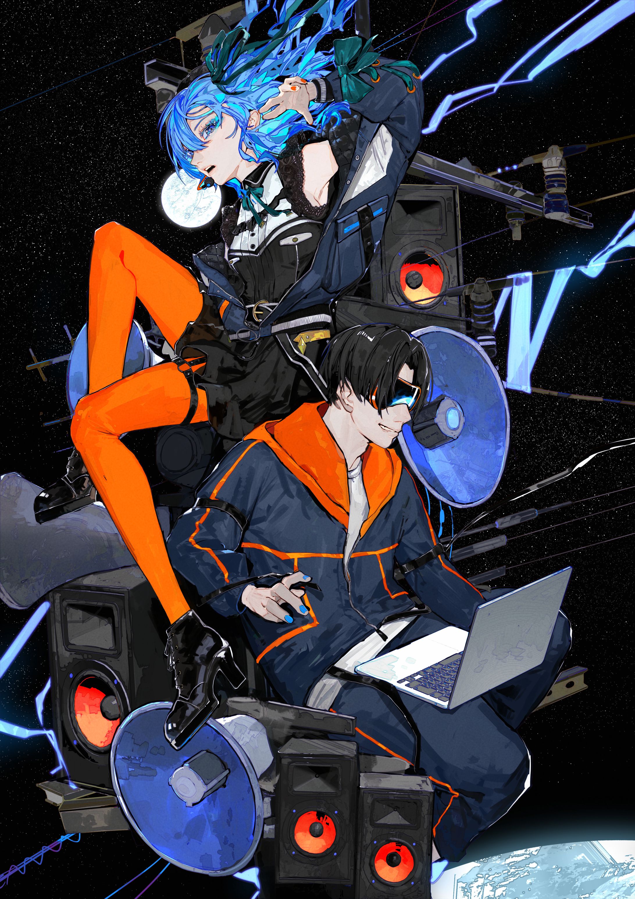 Midnight Grand Orchestra 2nd MINI ALBUM「Starpeggio」発売記念カウントダウンイラスト-1