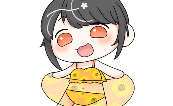 水着ミニキャラ