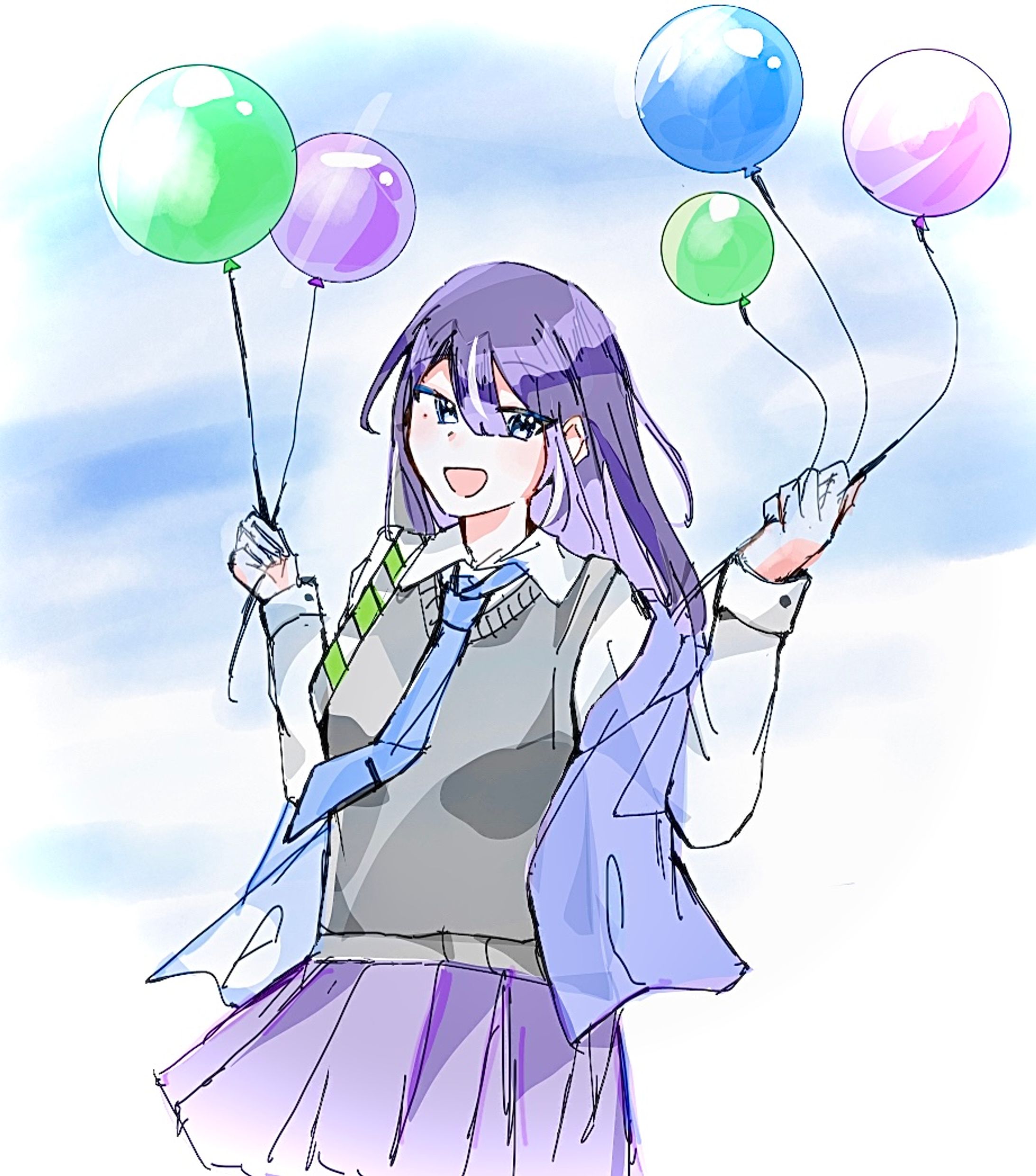 腰上／単体イラスト-1