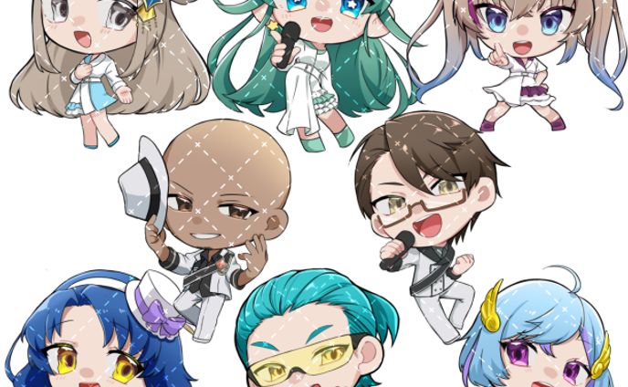 commission　歌ってみた動画用イラスト