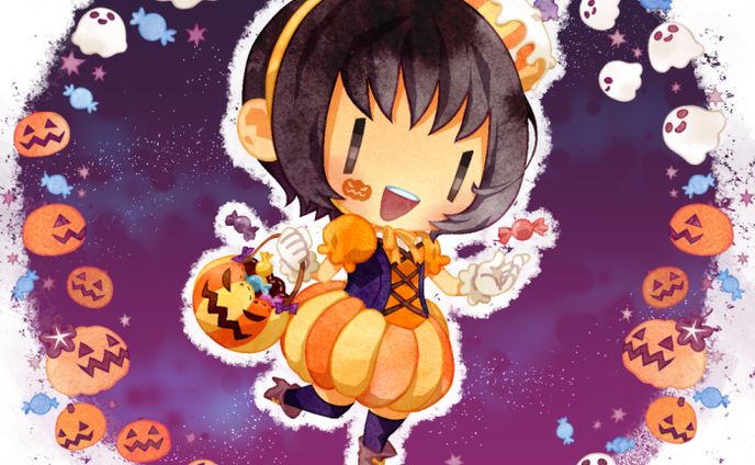 ハロウィンコスプレ　魔女っ子