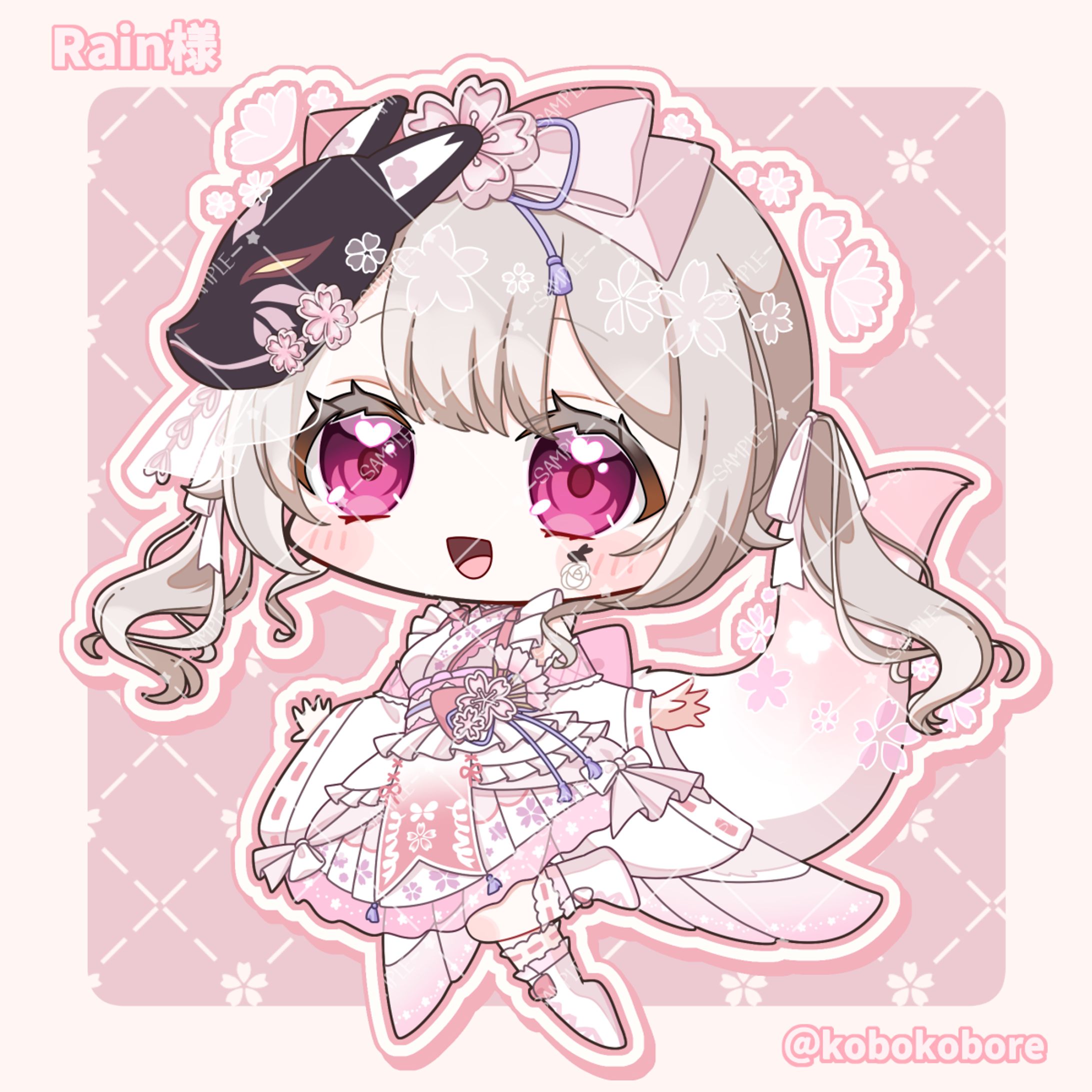 【Rain様】ミニキャライラスト-1