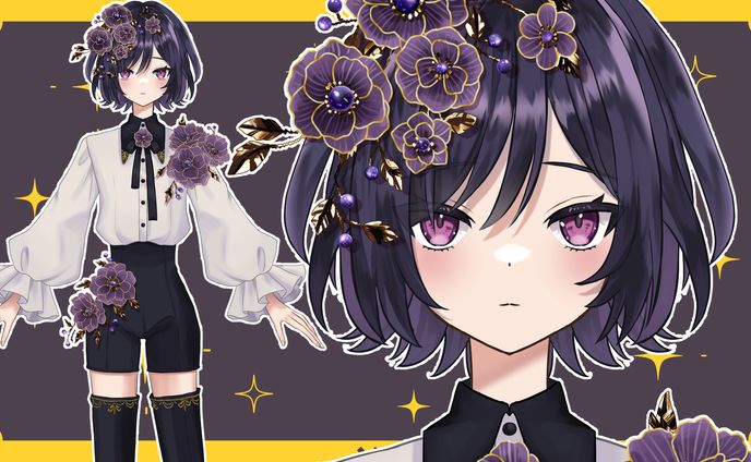 Live2Dイラスト　驟雨_Ma様