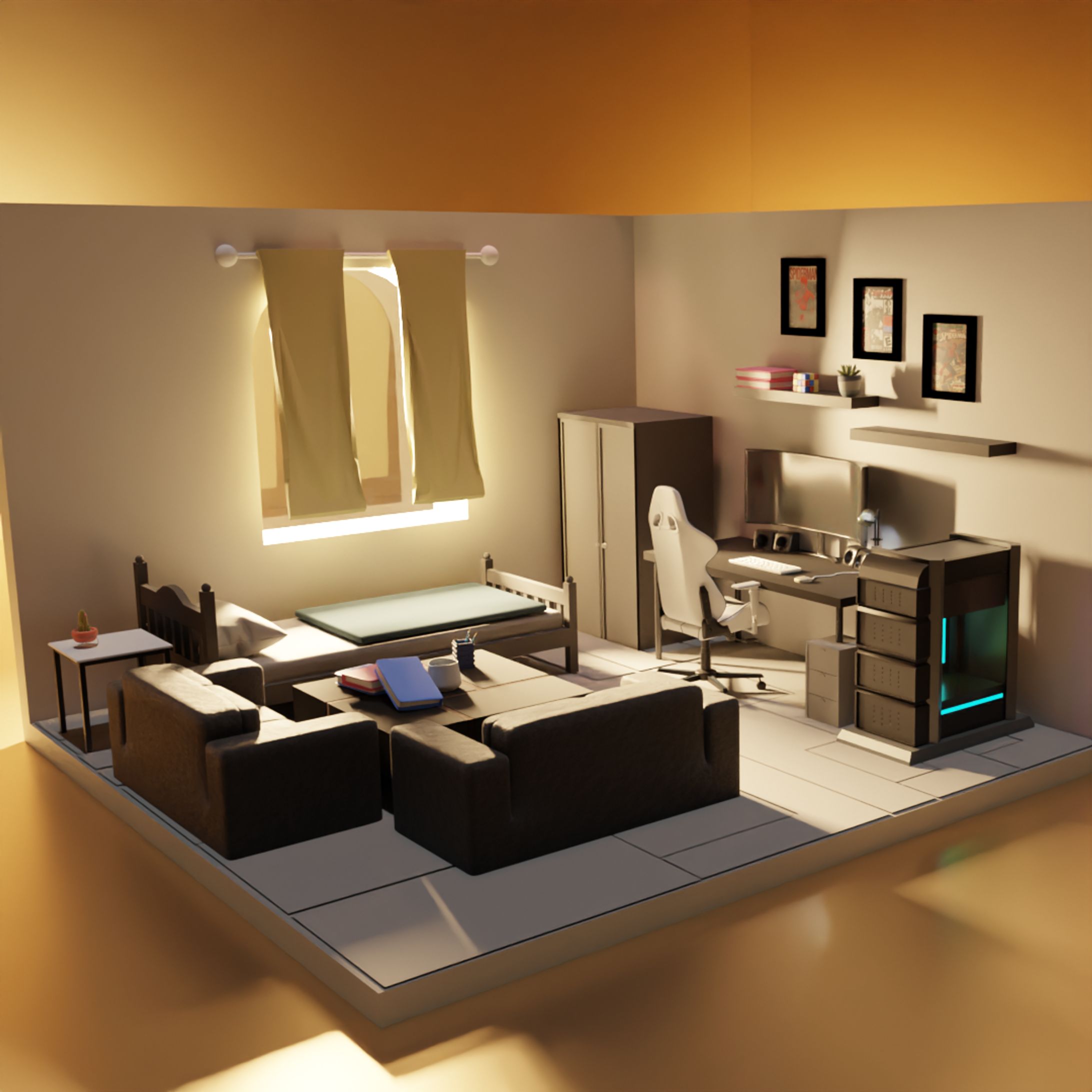 Isometric Room-1