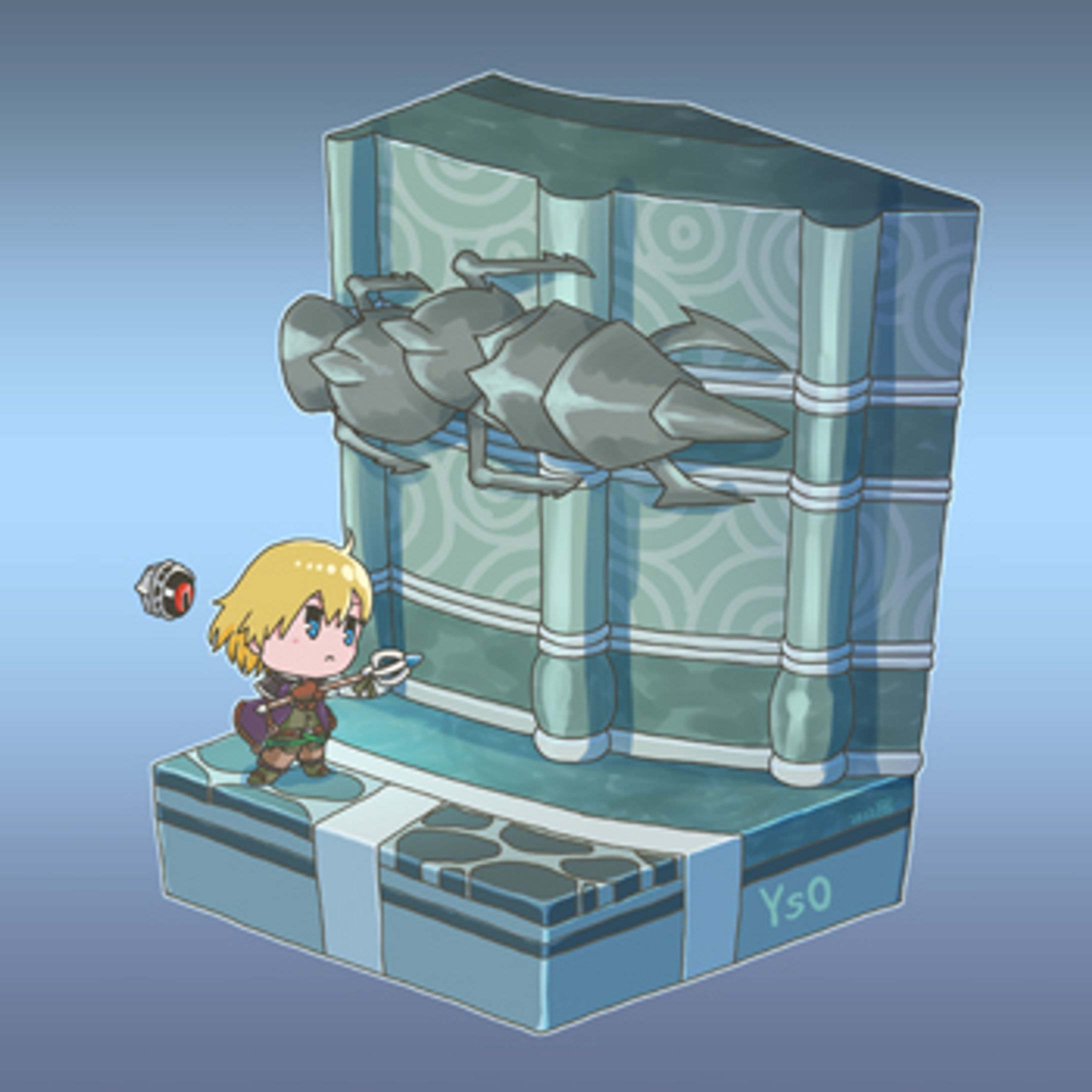 立方体背景絵-1