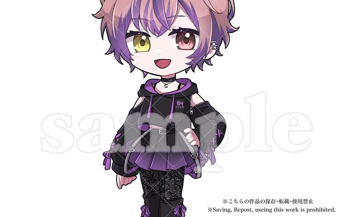 【ご依頼実績】IRIAM用SDイラスト