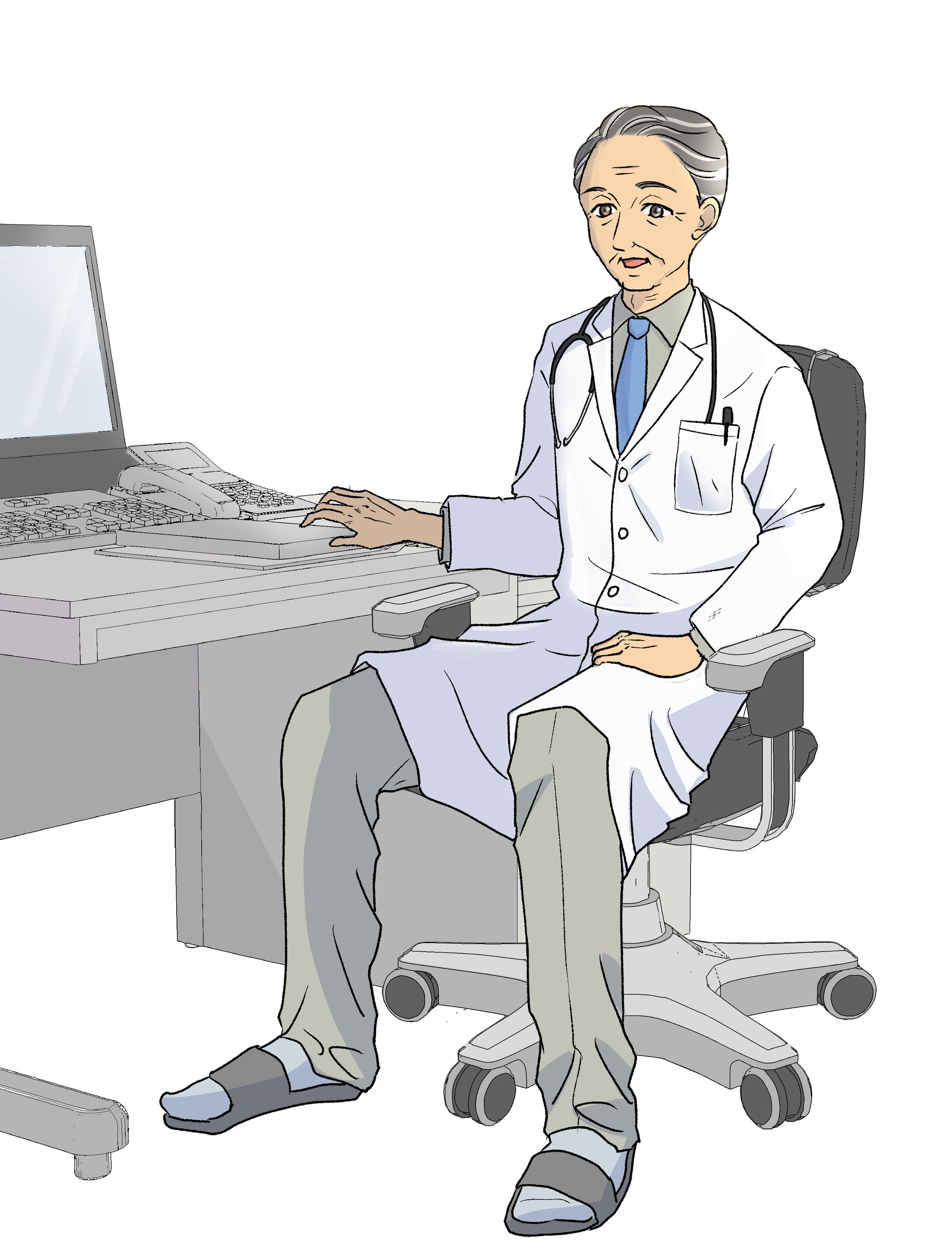 【サンプル】男性医師-1