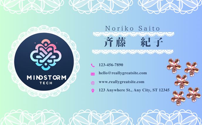 名刺、企業pr