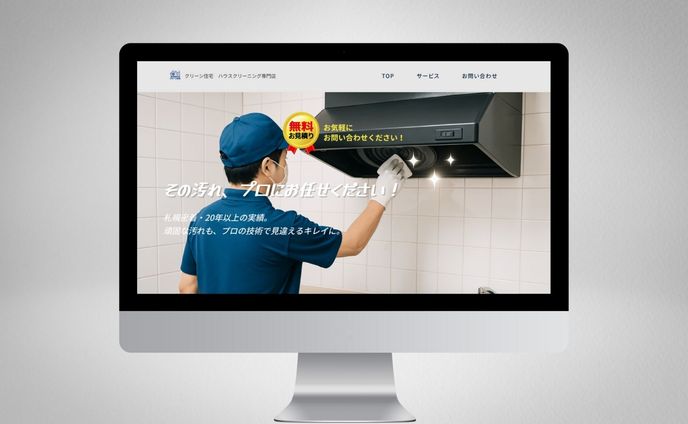 クリーン住宅 様 公式サイト制作｜STUDIO構築