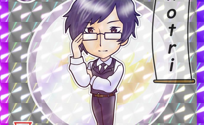 Vtuberさんシール風