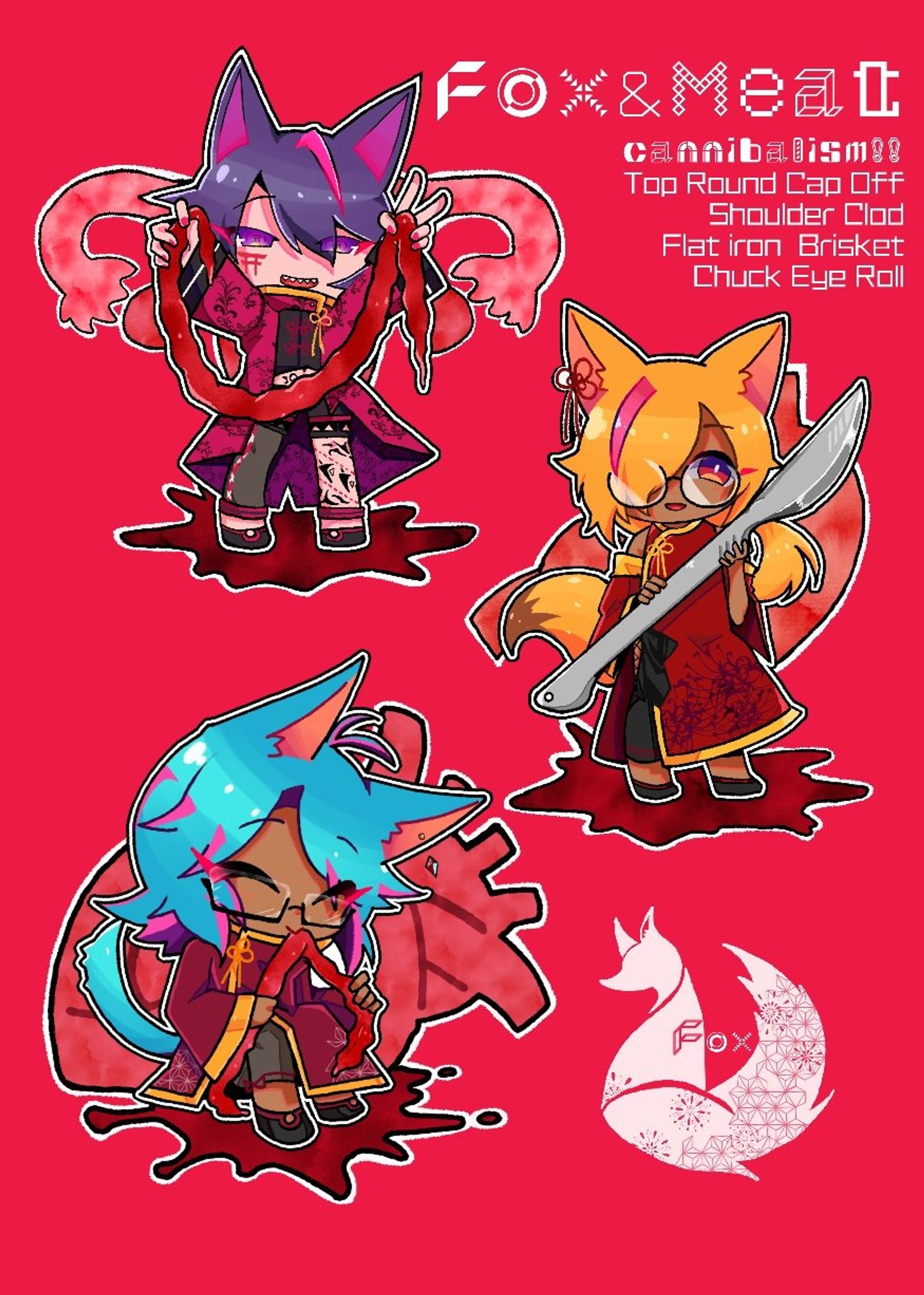 創作キャラクターデフォルメ-1