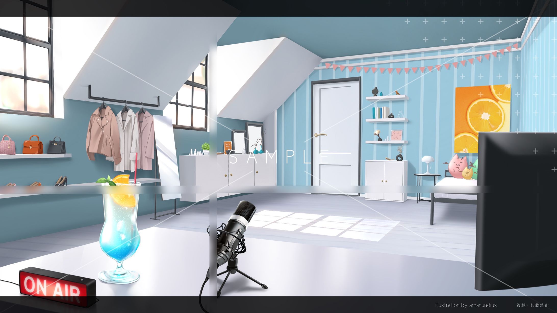 Vtuber背景 個人依頼-1