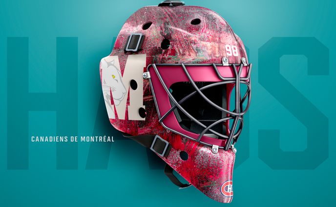 C04｜Casque de hockey