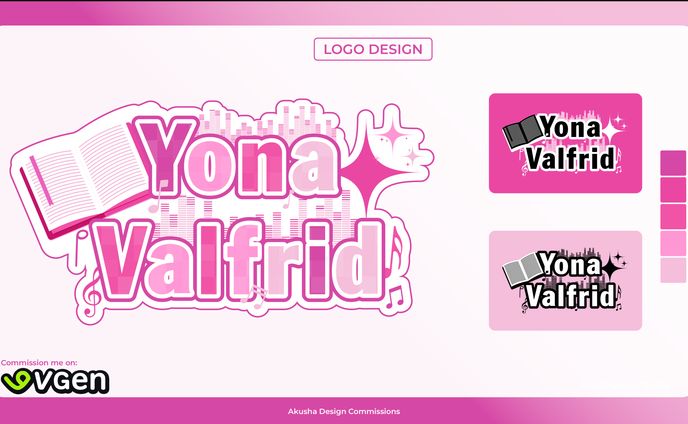 Yona Valfrid Vtuber Logo