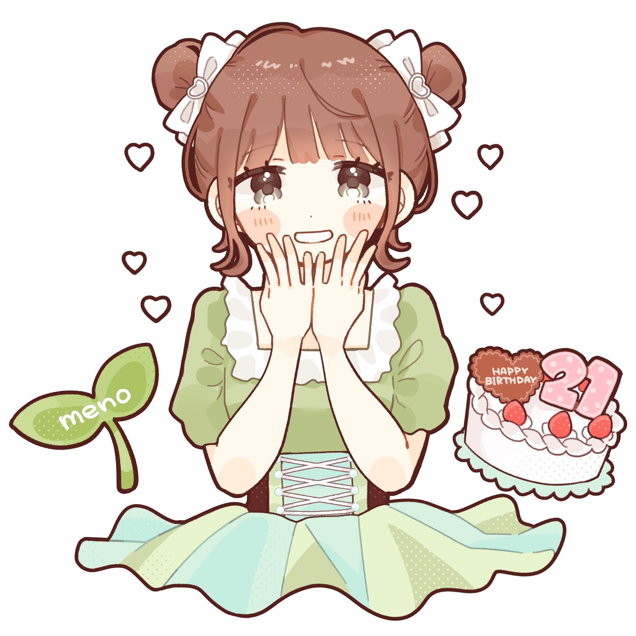 【お仕事】生誕Tシャツイラスト-1