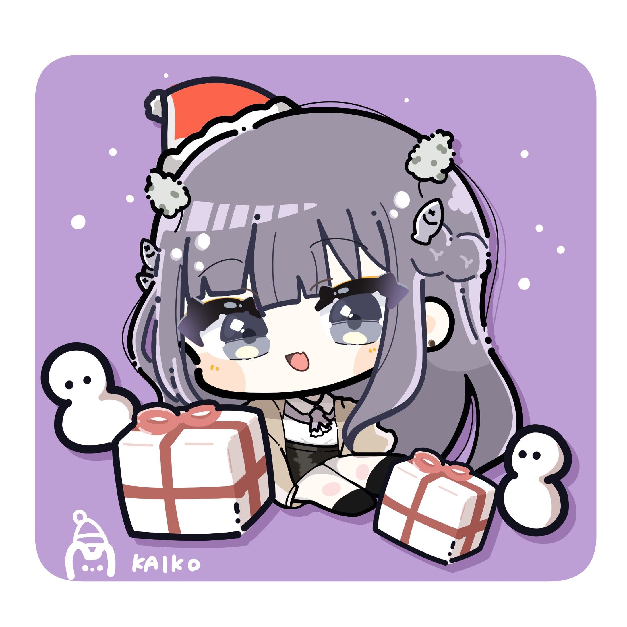 きぐち様ご依頼 クリスマスSDイラスト-1