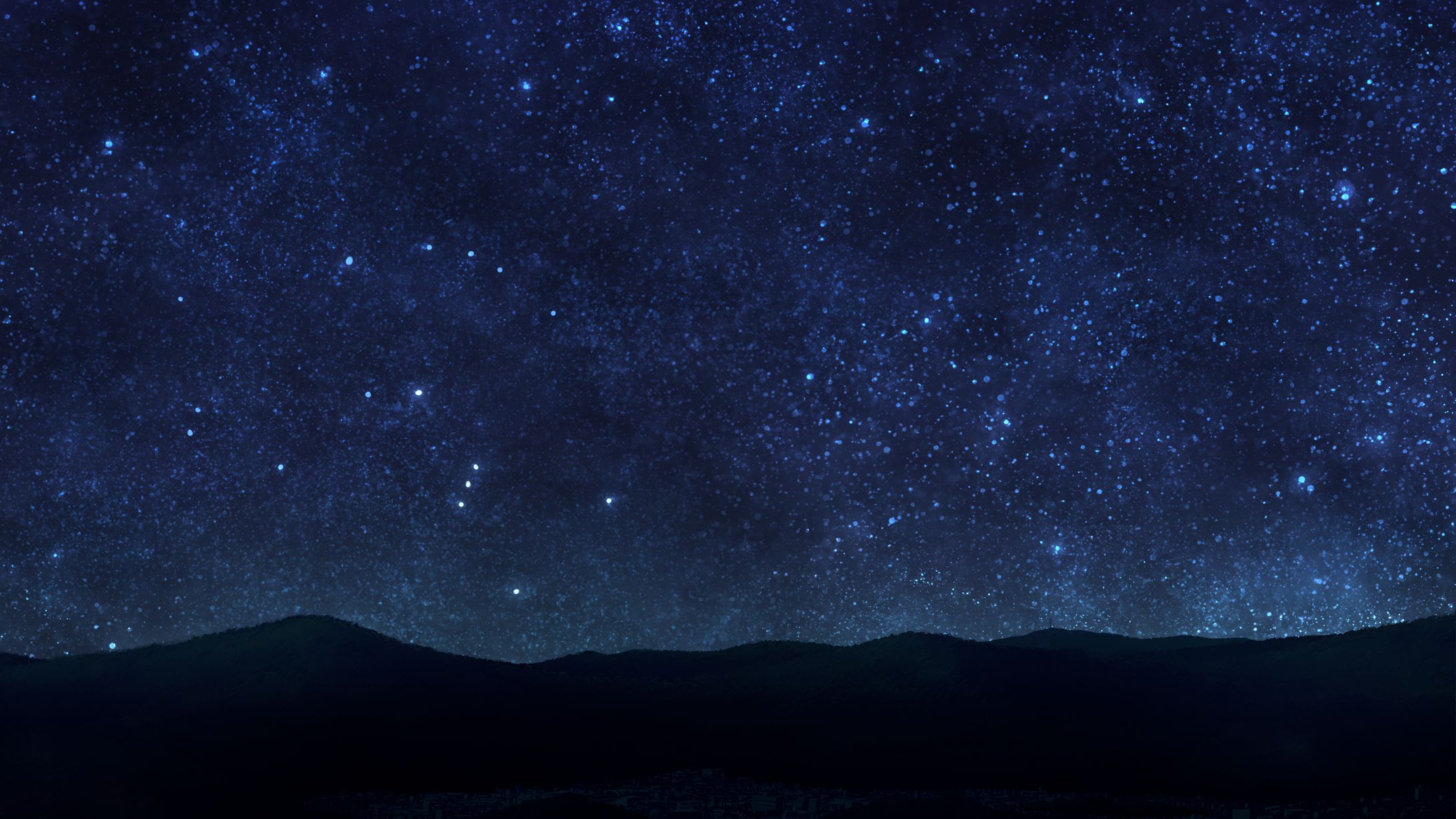 背景差分 空と町 夜-1