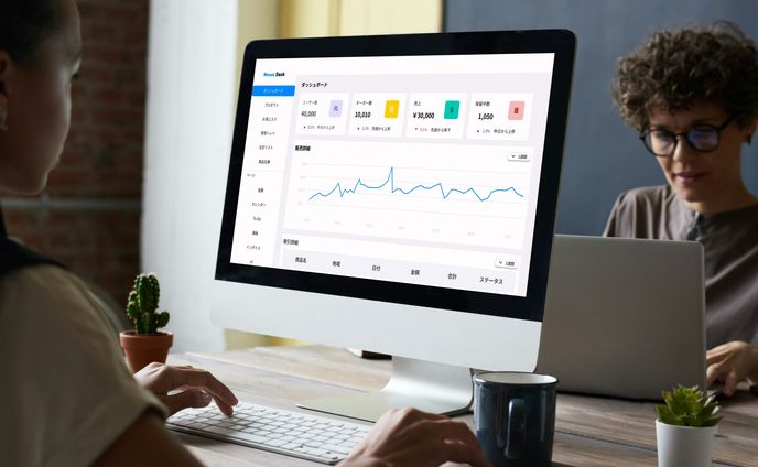 ダッシュボードデザインUI