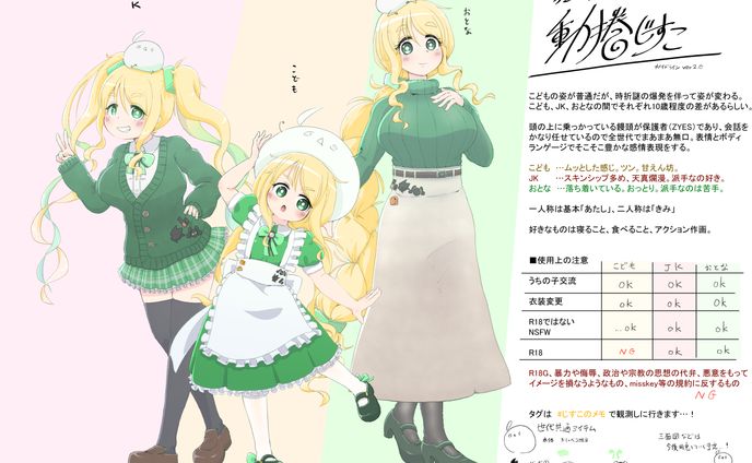 うちの子「動捲じすこ」