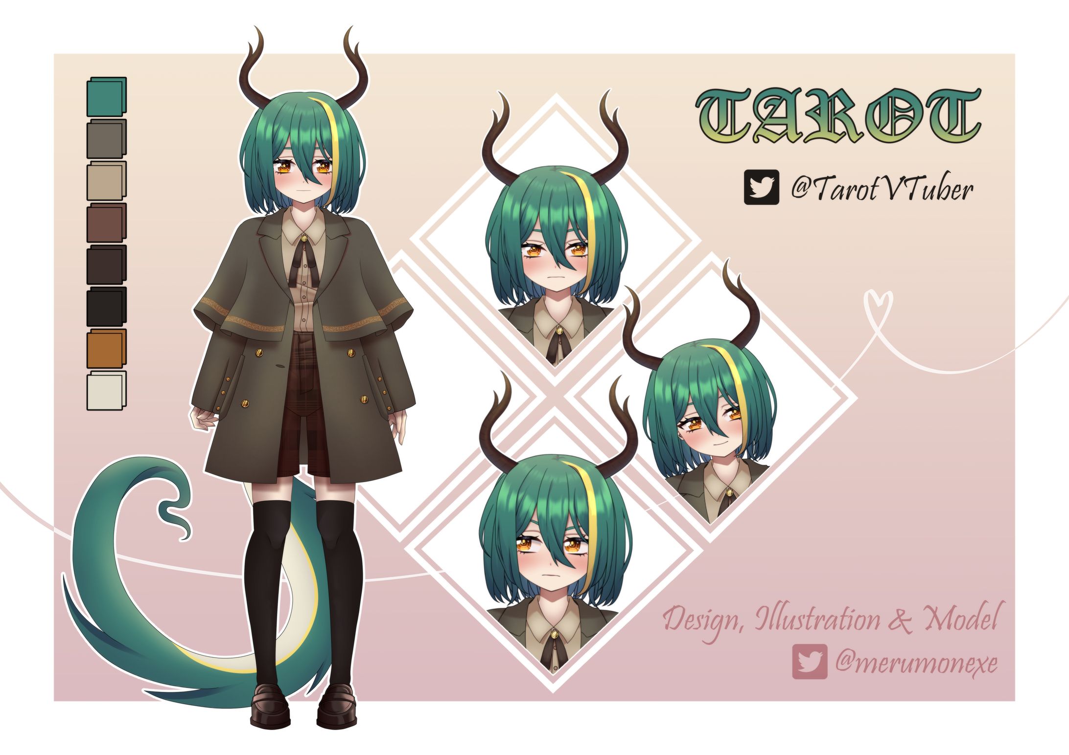 Tarot Chara Sheet with expressions-1