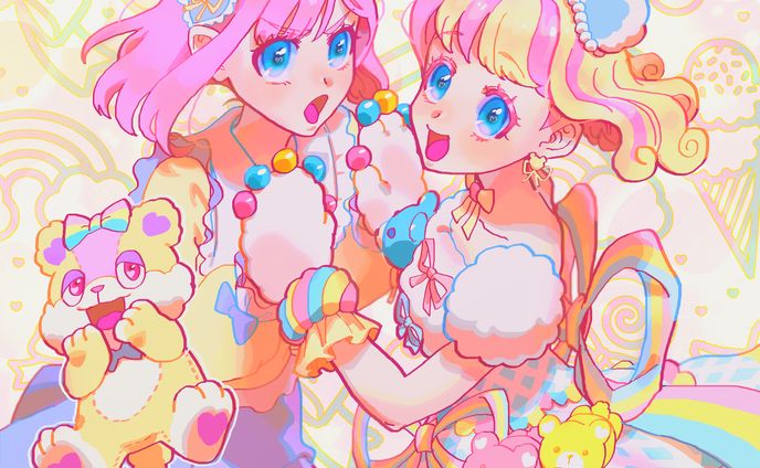 二次創作カラー絵2020年～2023年夏頃