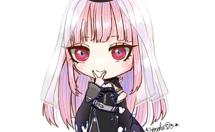 ホロライブ VTuber FA　森カリオペ