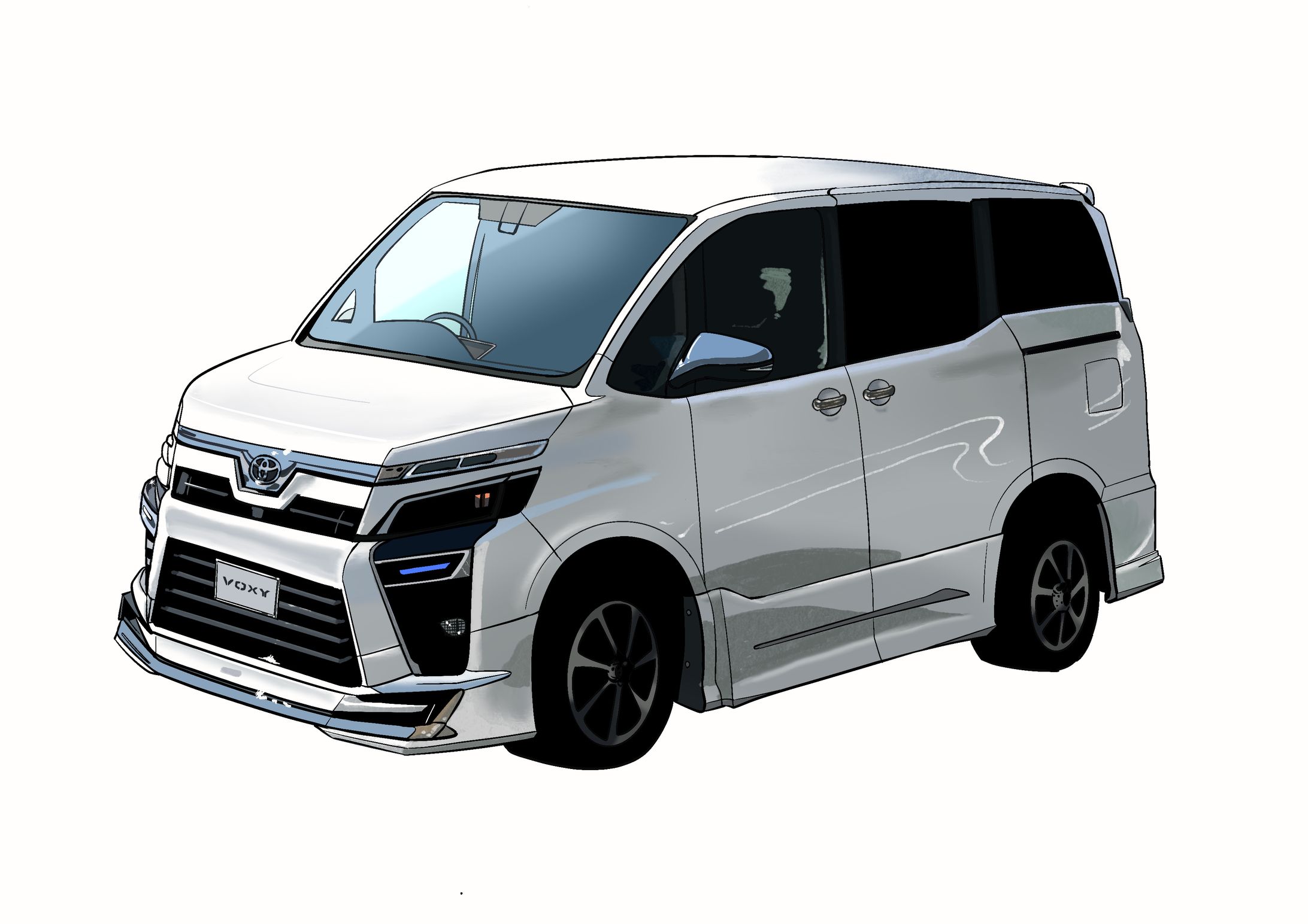 絵合わせ例　車とバイク-1