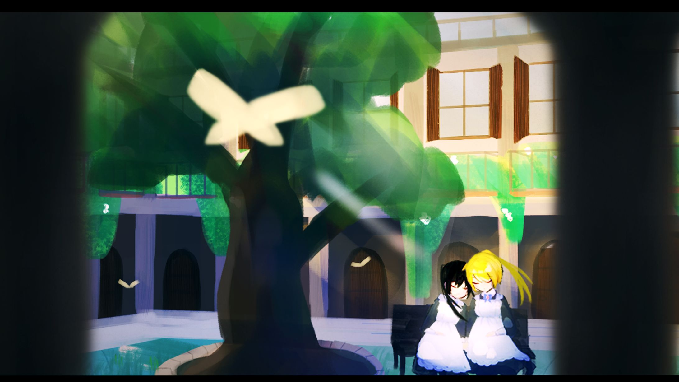 中庭(リメイク) 2021.6.22-1