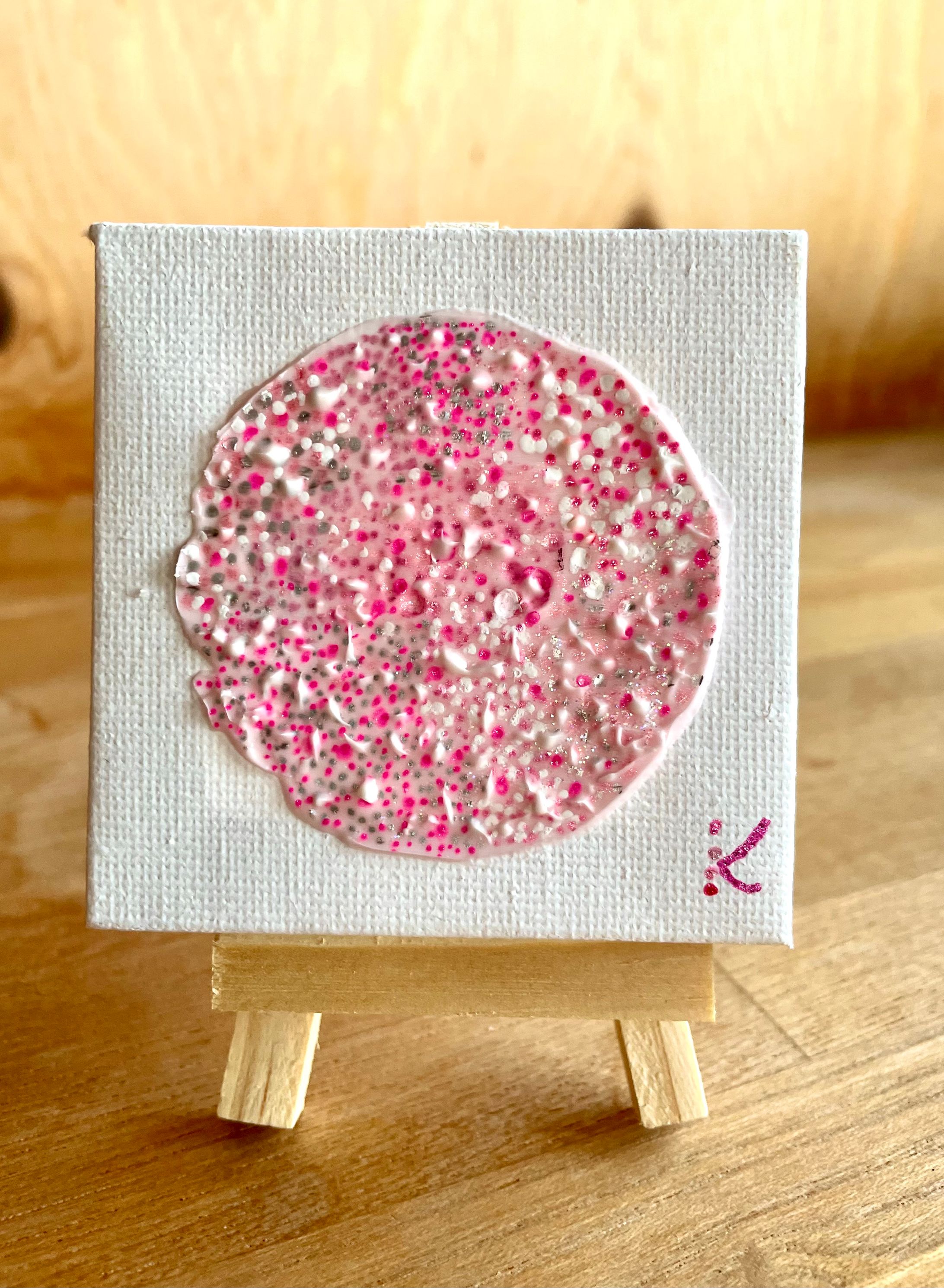 ミニキャンバス　桜-1